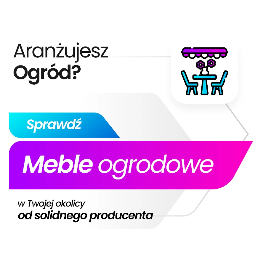 Solidne całoroczne meble ogrodowe drewniane z montażem na zewnątrz. Sprawdź! sam!