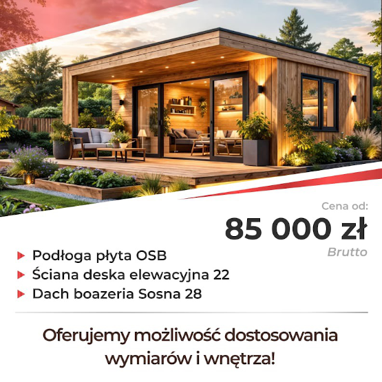 Komfortowe domki ogrodowe Gdańsk. Sprawdź sam!