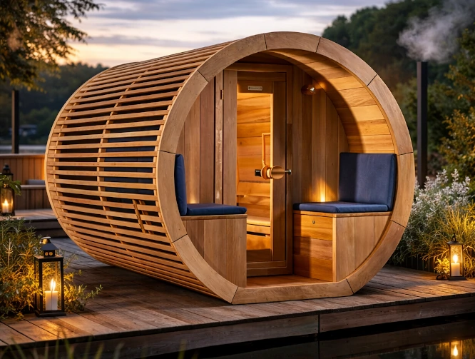 Sauna Nicksen Royal z drewna Thermo Abachi – wersja premium