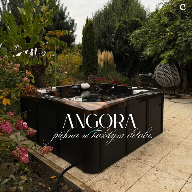 Super Jacuzzi Ogrodowe Angora dla 5 osób – Wanna SPA Całoroczna!